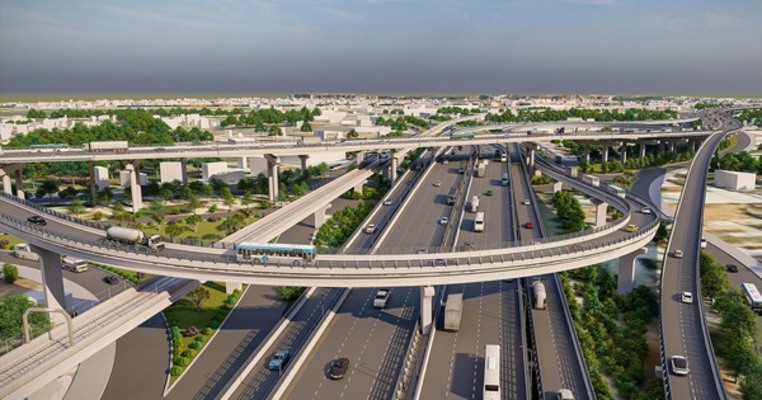 Trục đường Lương Hòa - Bình Chánh kết nối KCN Bến Lức với TP.HCM, liền kề hạ tầng chiến lược