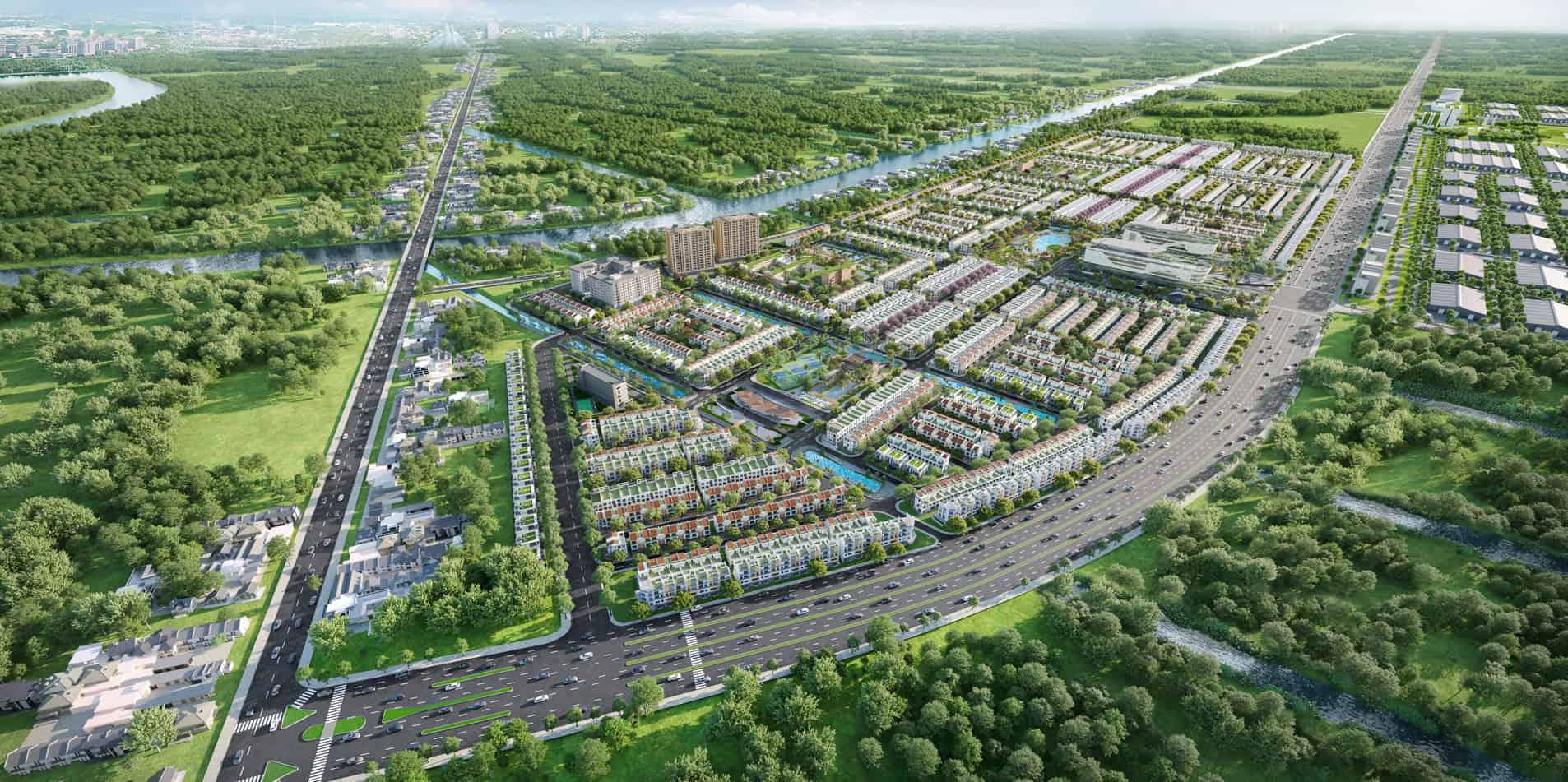 Giới thiệu về ngoại cảnh của dự án LA Home - khu đô thị sinh thái đầy hấp dẫn miền Tây Sài Gòn