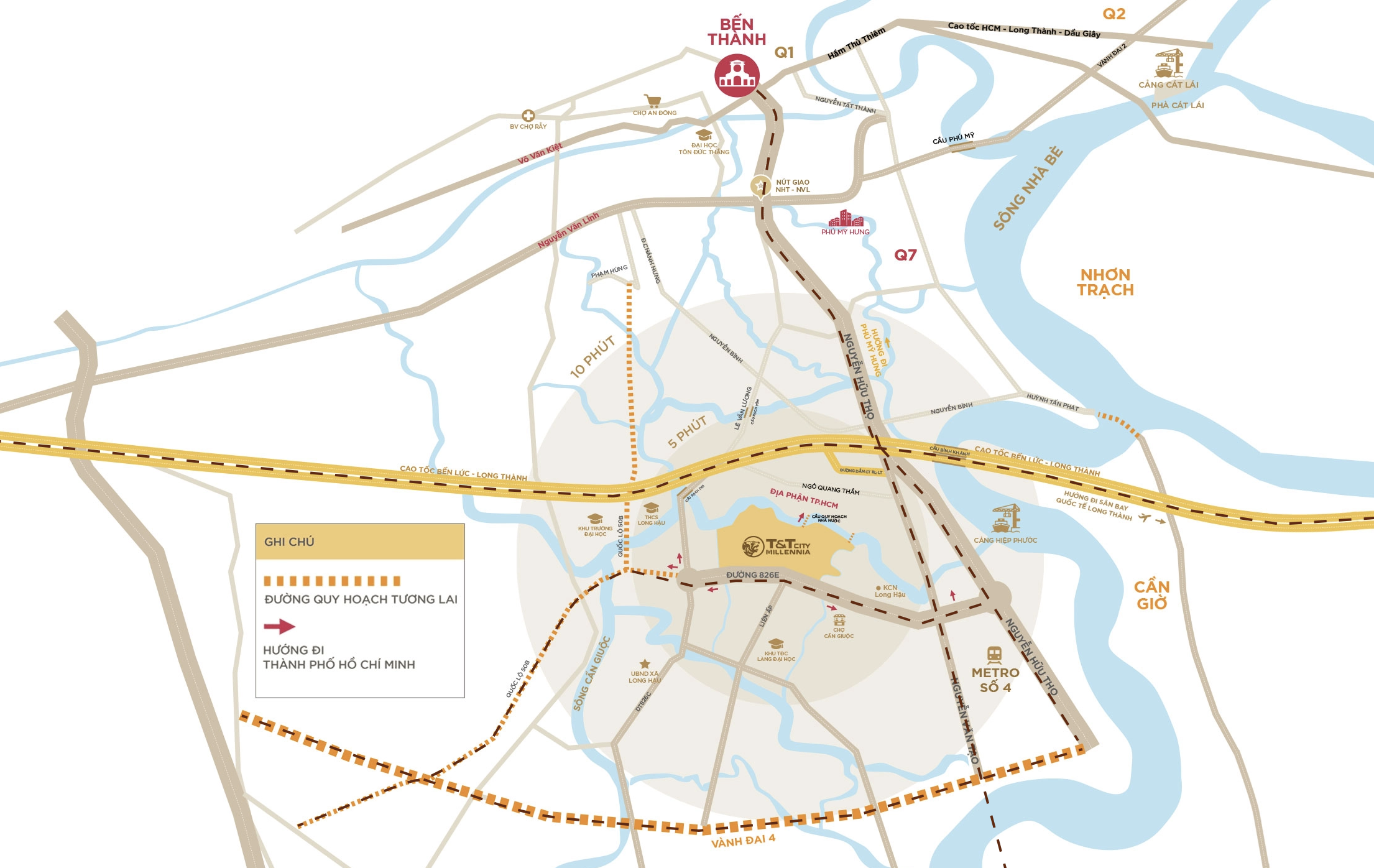 Vị trí T&T City Millennia