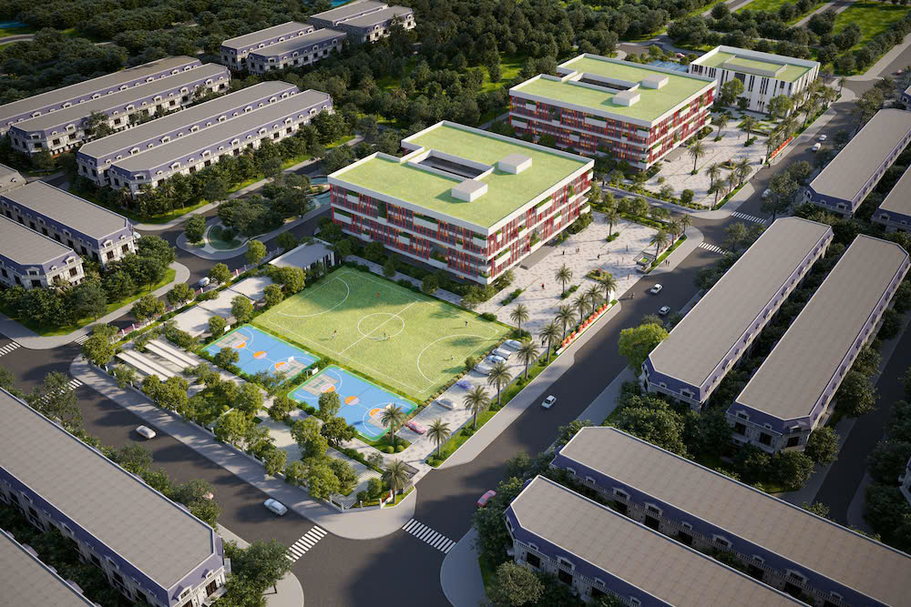 Tiến độ thi công thực tế của trường liên cấp FPT tại T&T City Millennia tính đến đầu năm 2026.