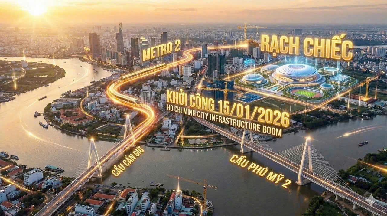 Khởi công 4 dự án trọng điểm tại TP. Hồ Chí Minh