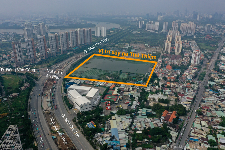 Quy hoạch Ga Thủ Thiêm với quy mô 17ha – "Trái tim" giao thông đa tầng thúc đẩy kinh tế toàn khu Đông TP. Thủ Đức.