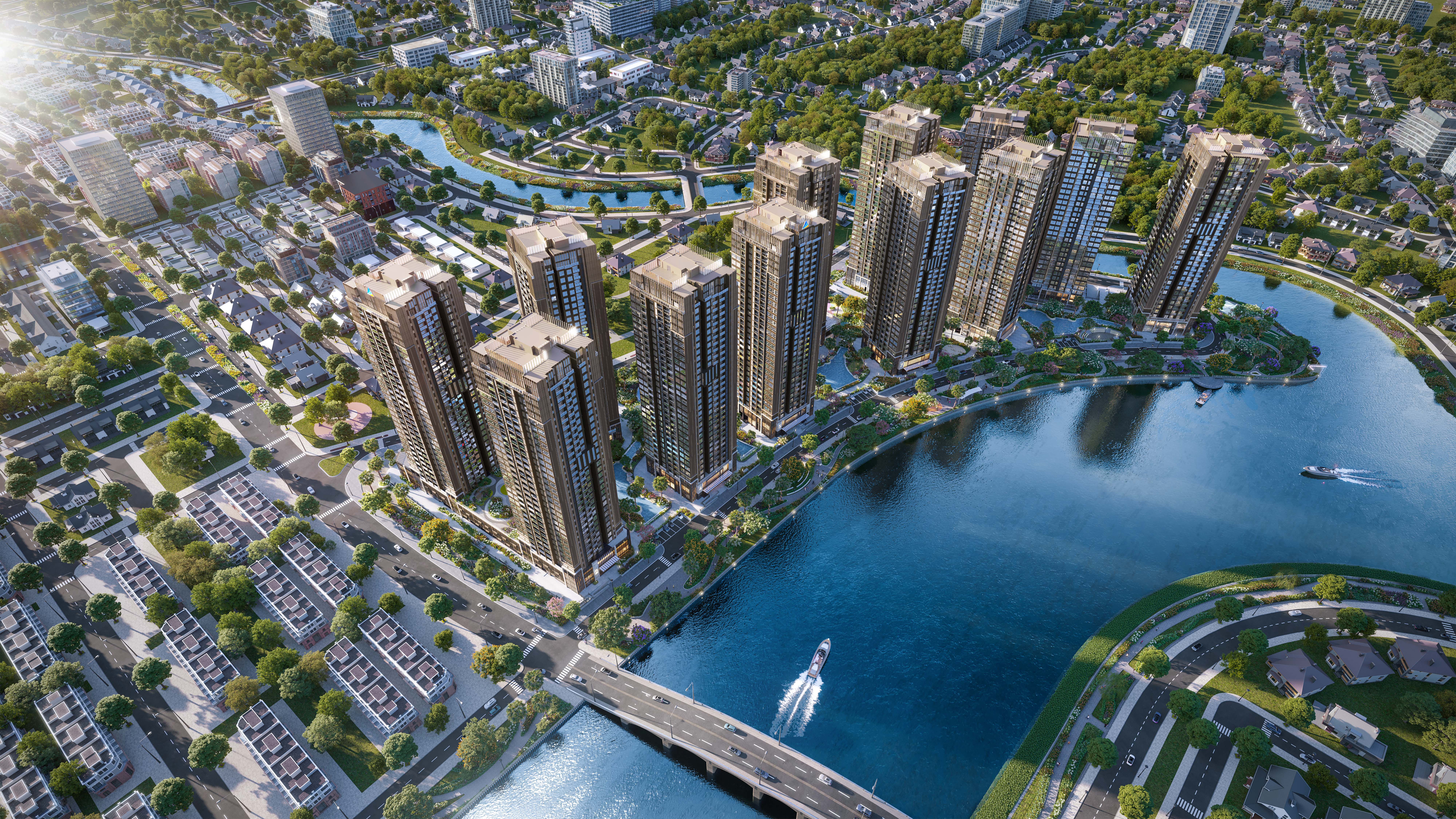 The Privé vươn mình kiêu hãnh, hưởng lợi trực tiếp từ cú hích hạ tầng tỷ đô của khu vực Nam Rạch Chiếc.